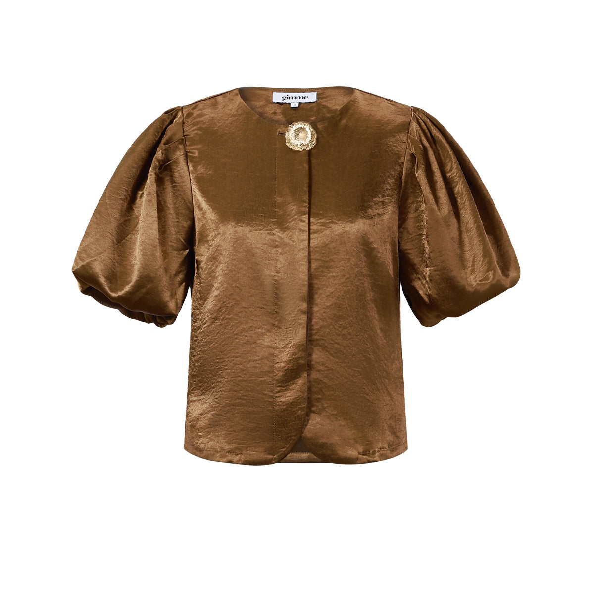 Statement-Top mit Puffärmeln