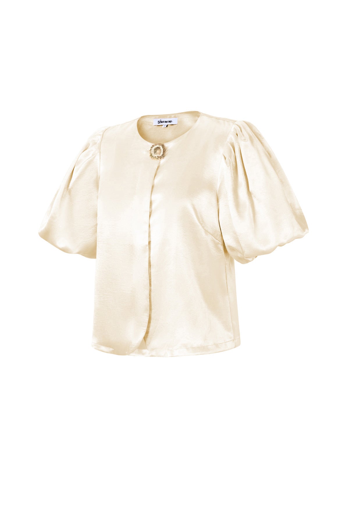 Statement-Top mit Puffärmeln