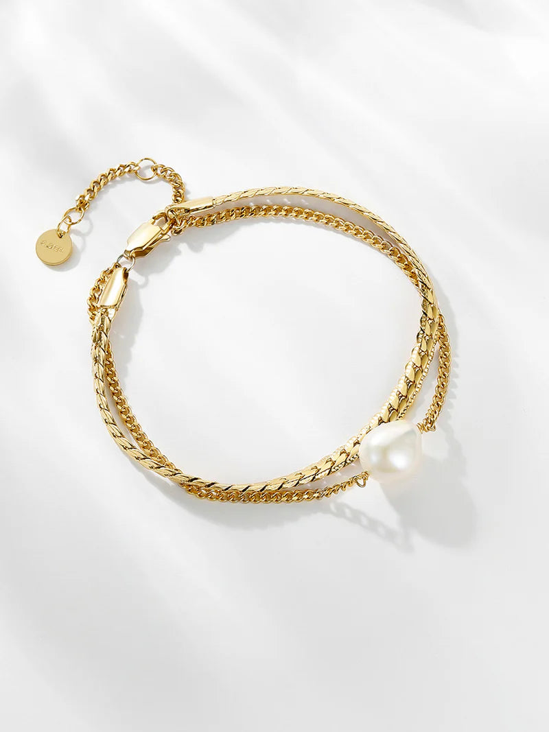 Modern Pearl Armband