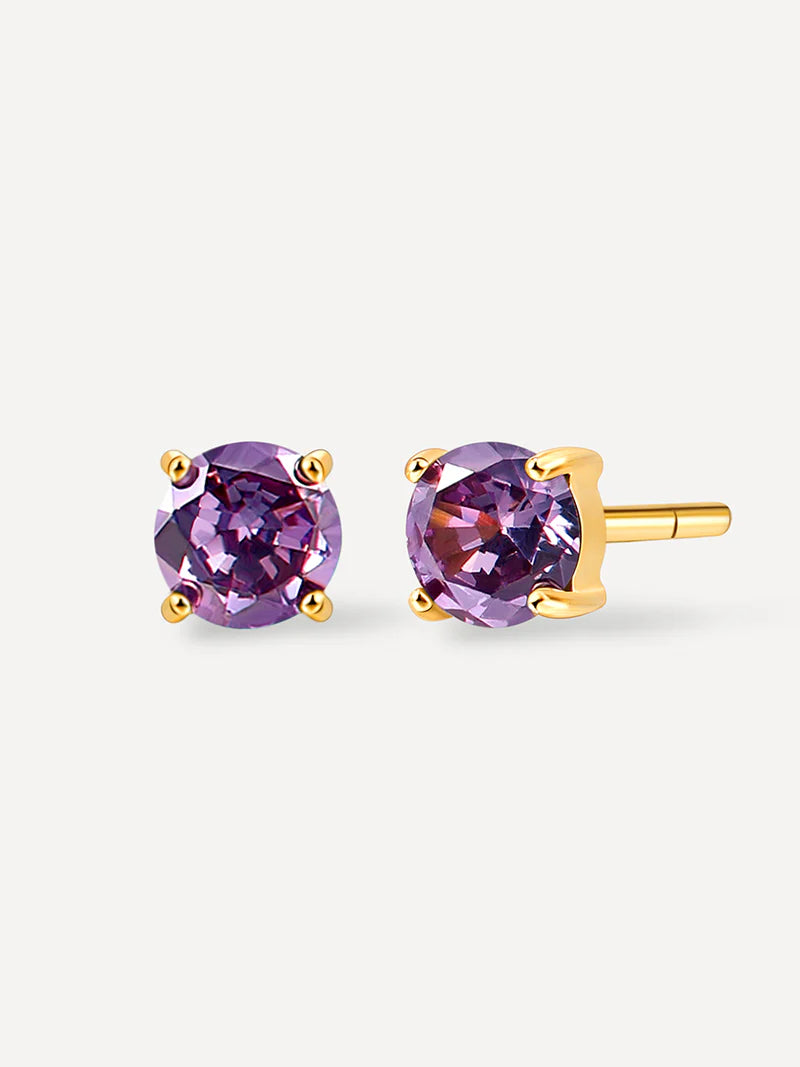Purple ohrstecker Frauen