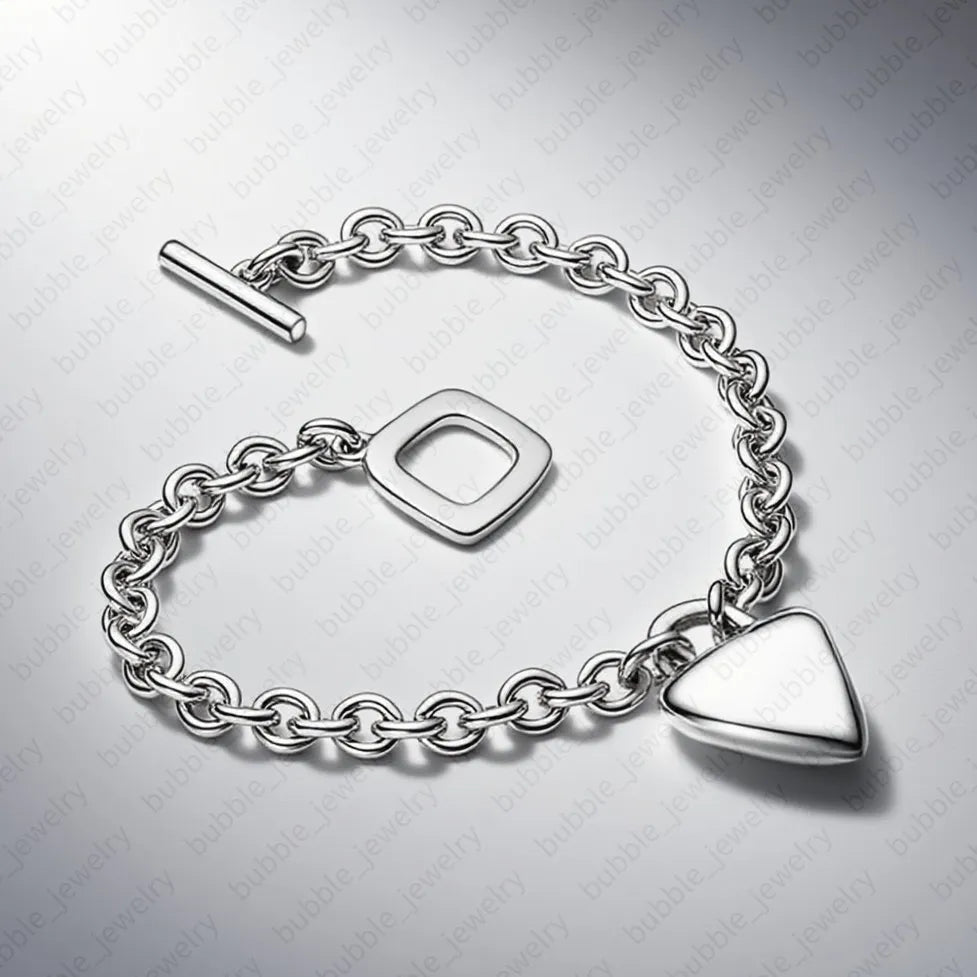 💫❤️Herzarmband 925 Sterling Silberschmuck Designer unisex❤️