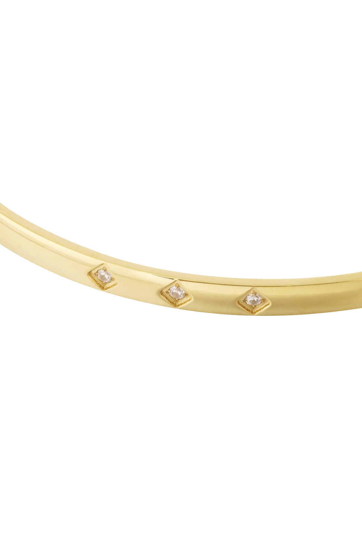 Schlichter Mini-Diamant-Armreif