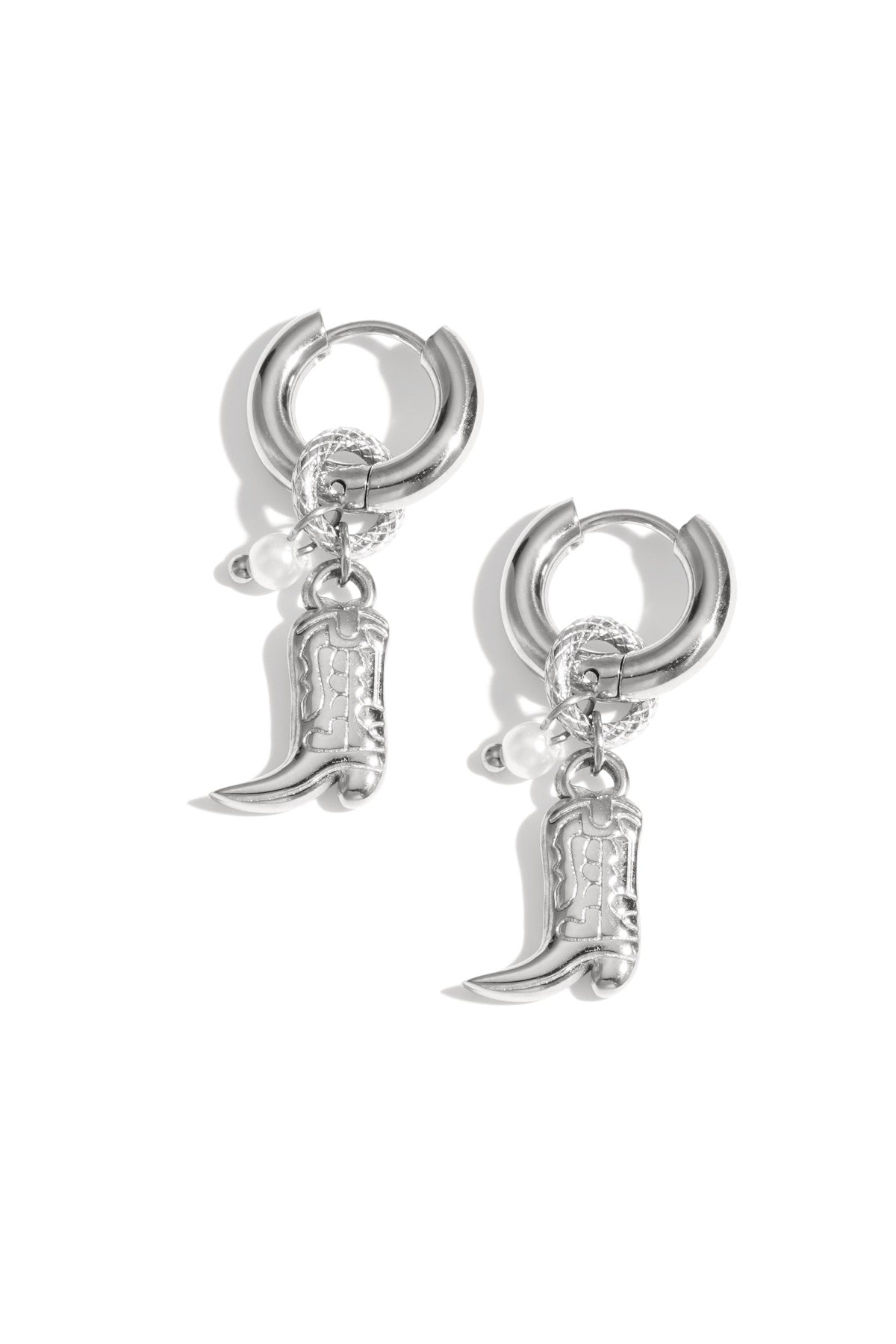Edelstahl Tropfen Ohrringe stiefel Casual Täglich Einfache Serie frauen schmuck