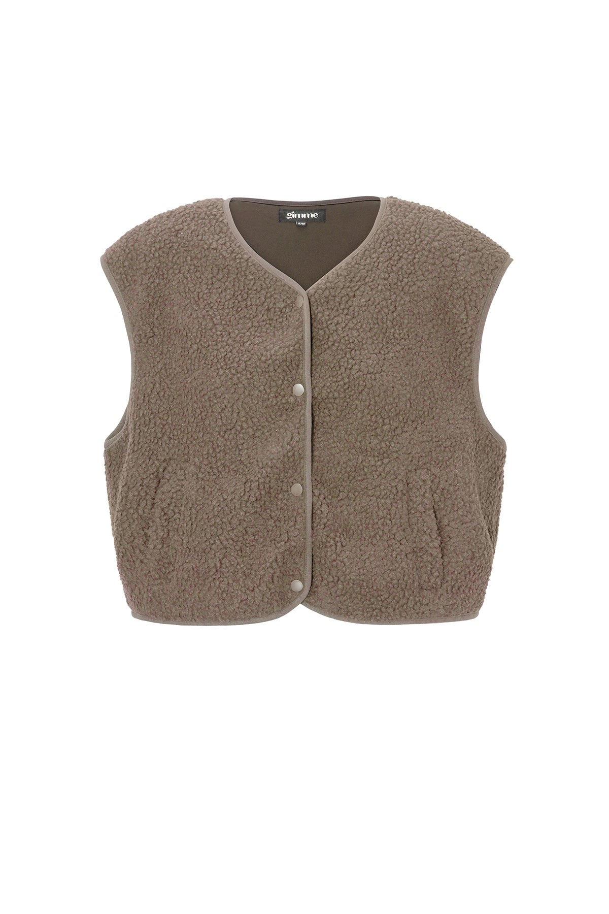 Flauschige Teddyweste
