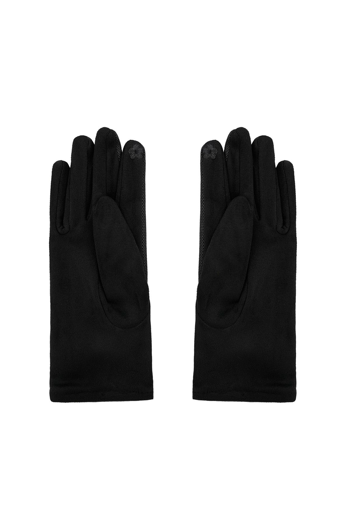 Handschuhe mit Panther-Detail - Schwarz