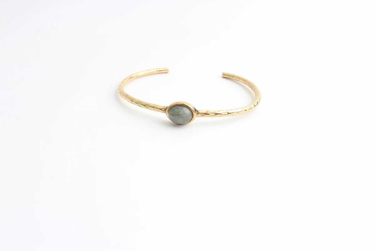 Florine - Armband - Naturstein - Edelstahl