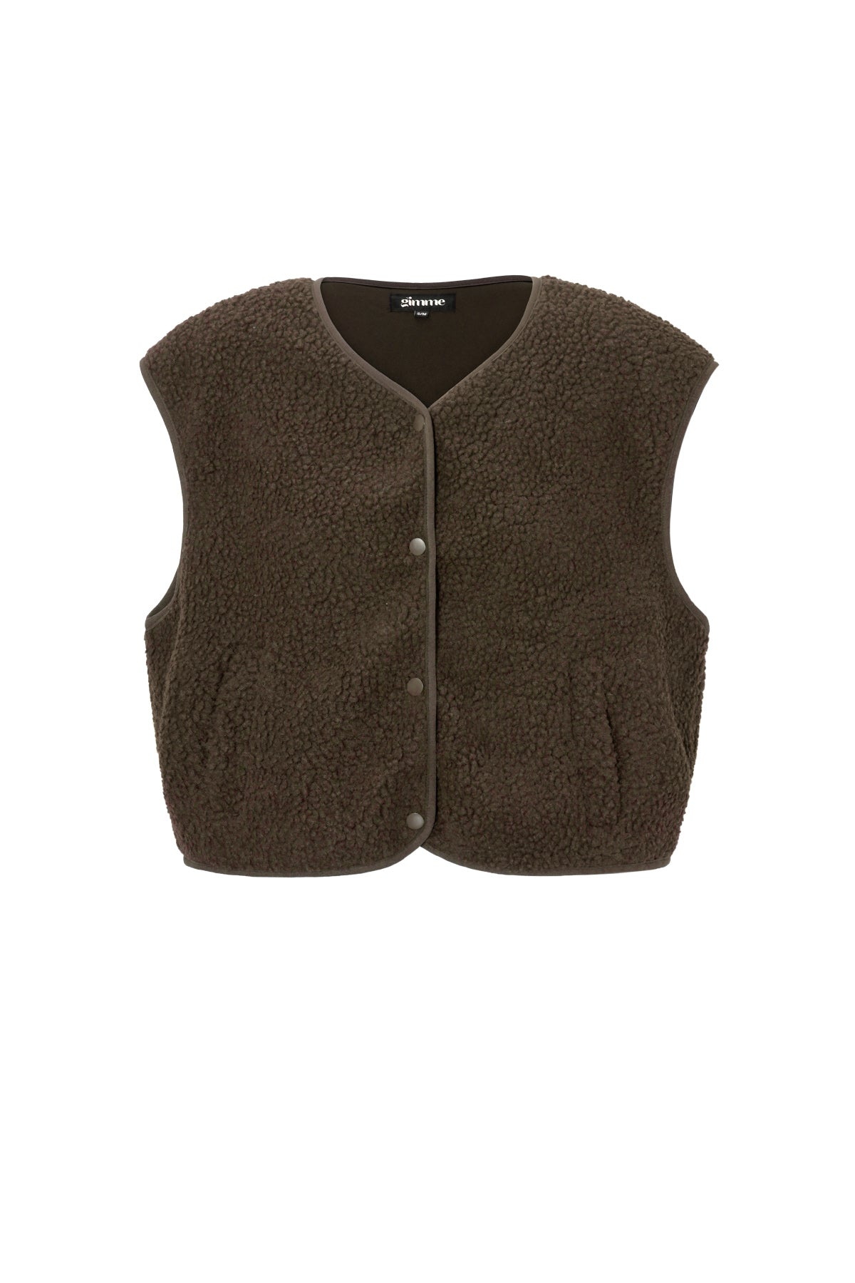 Flauschige Teddyweste