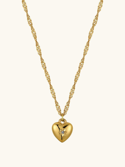 Heartbeat Halskette Gold