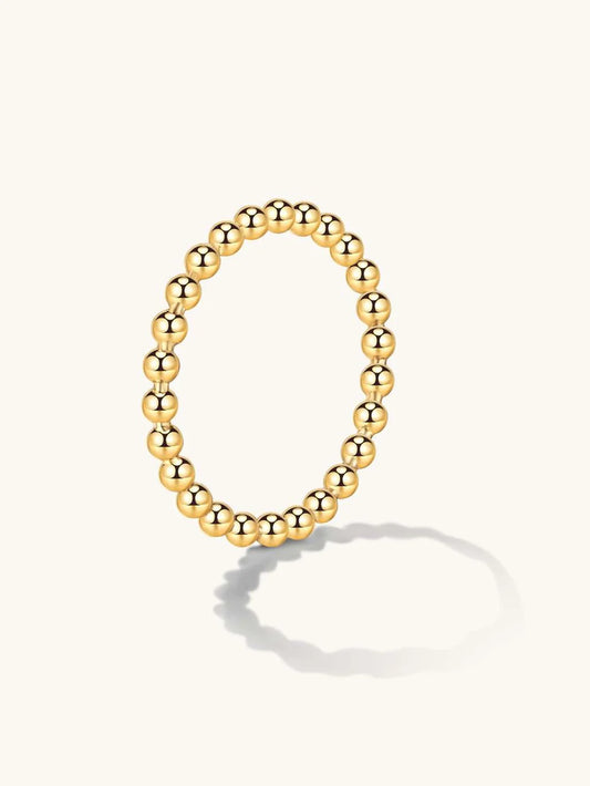 Bullet Ring Gold Klassischer Stil
