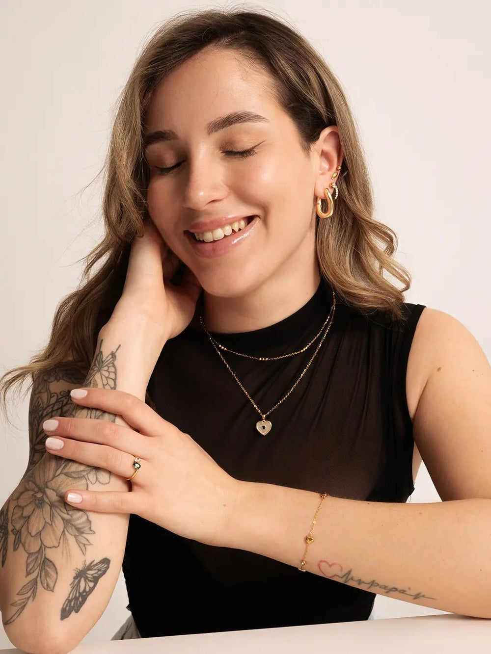 Love and Happiness Kette Schmuck Set