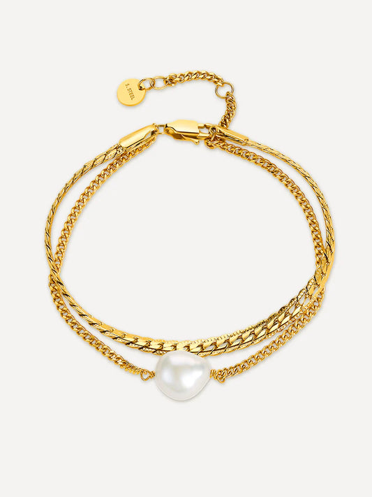 Modern Pearl Armband