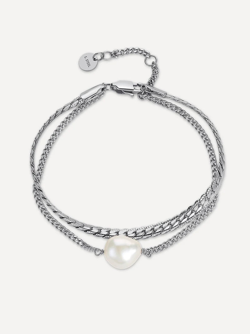 Modern Pearl Armband