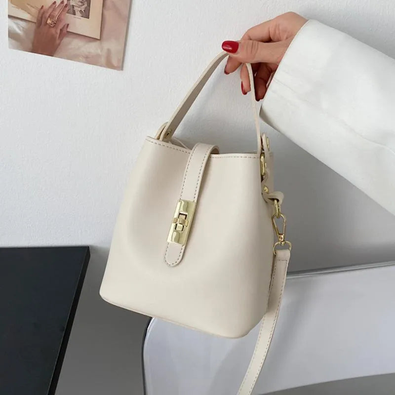 Abendtaschen Damen Beige gelbe Schulter Freizeit Messenger Mini Handtasche Solid Color Handy Party