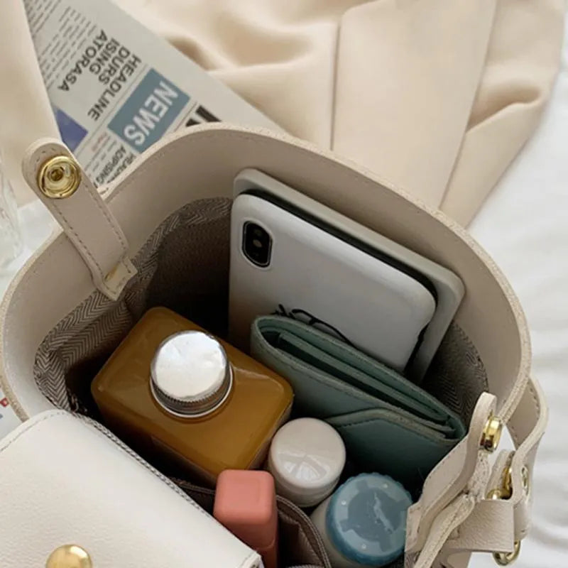 Abendtaschen Damen Beige gelbe Schulter Freizeit Messenger Mini Handtasche Solid Color Handy Party