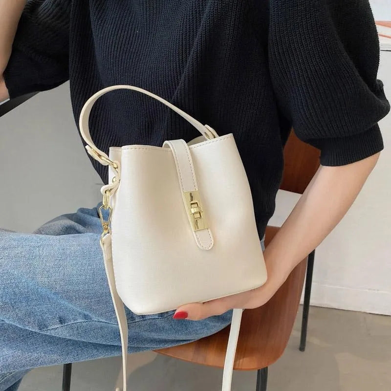 Abendtaschen Damen Beige gelbe Schulter Freizeit Messenger Mini Handtasche Solid Color Handy Party