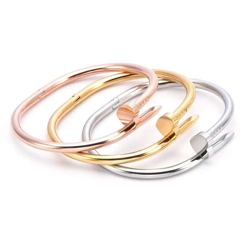 ✨ Luxuriöses Designer-Armband – Unisex Titanstahl Armreif ✨