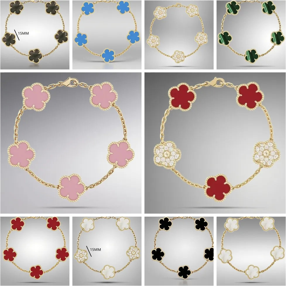 ⭐️Exklusives Klee-Armband – Designer-Schmuck für Damen ⭐️