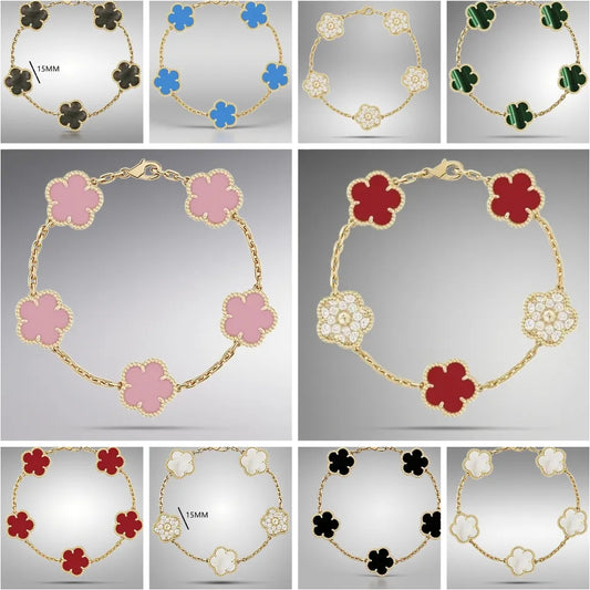 ⭐️Exklusives Klee-Armband – Designer-Schmuck für Damen ⭐️