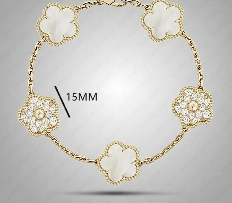 ⭐️Exklusives Klee-Armband – Designer-Schmuck für Damen ⭐️