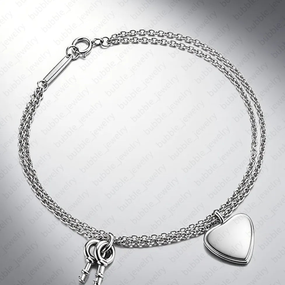 💫❤️Herzarmband 925 Sterling Silberschmuck Designer unisex❤️