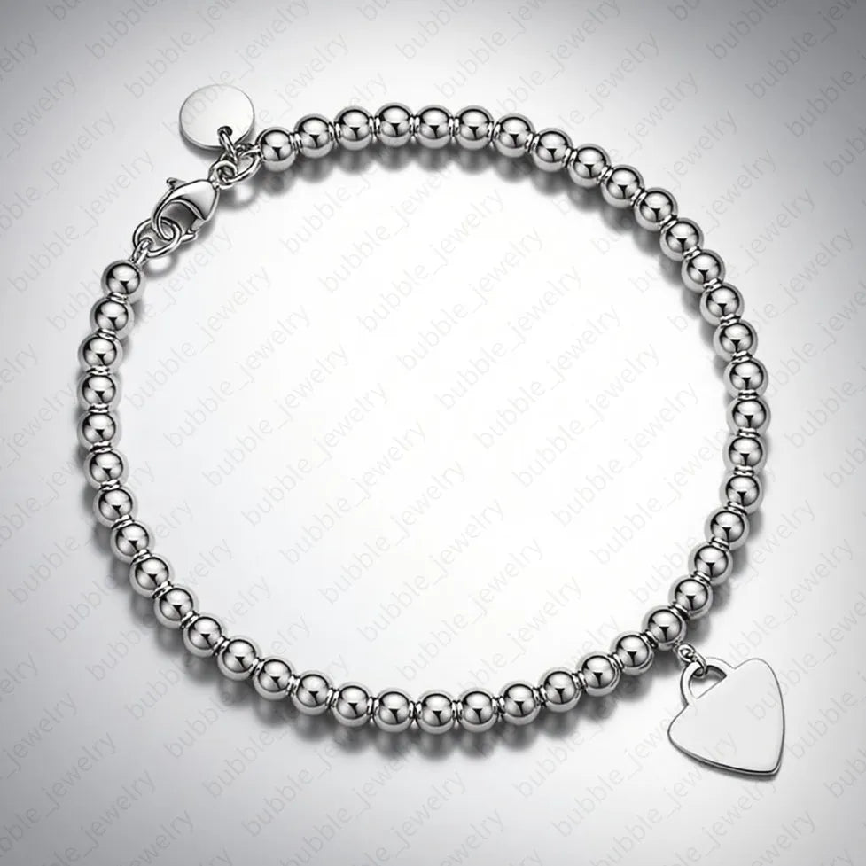💫❤️Herzarmband 925 Sterling Silberschmuck Designer unisex❤️