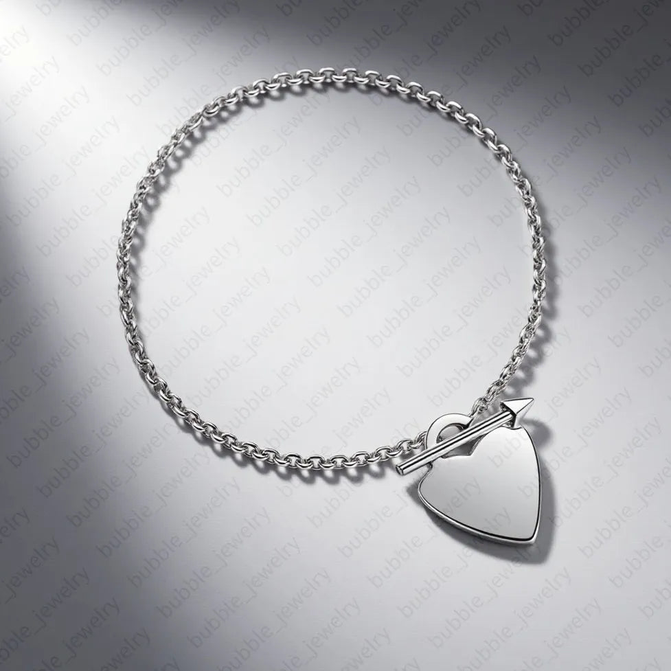 💫❤️Herzarmband 925 Sterling Silberschmuck Designer unisex❤️