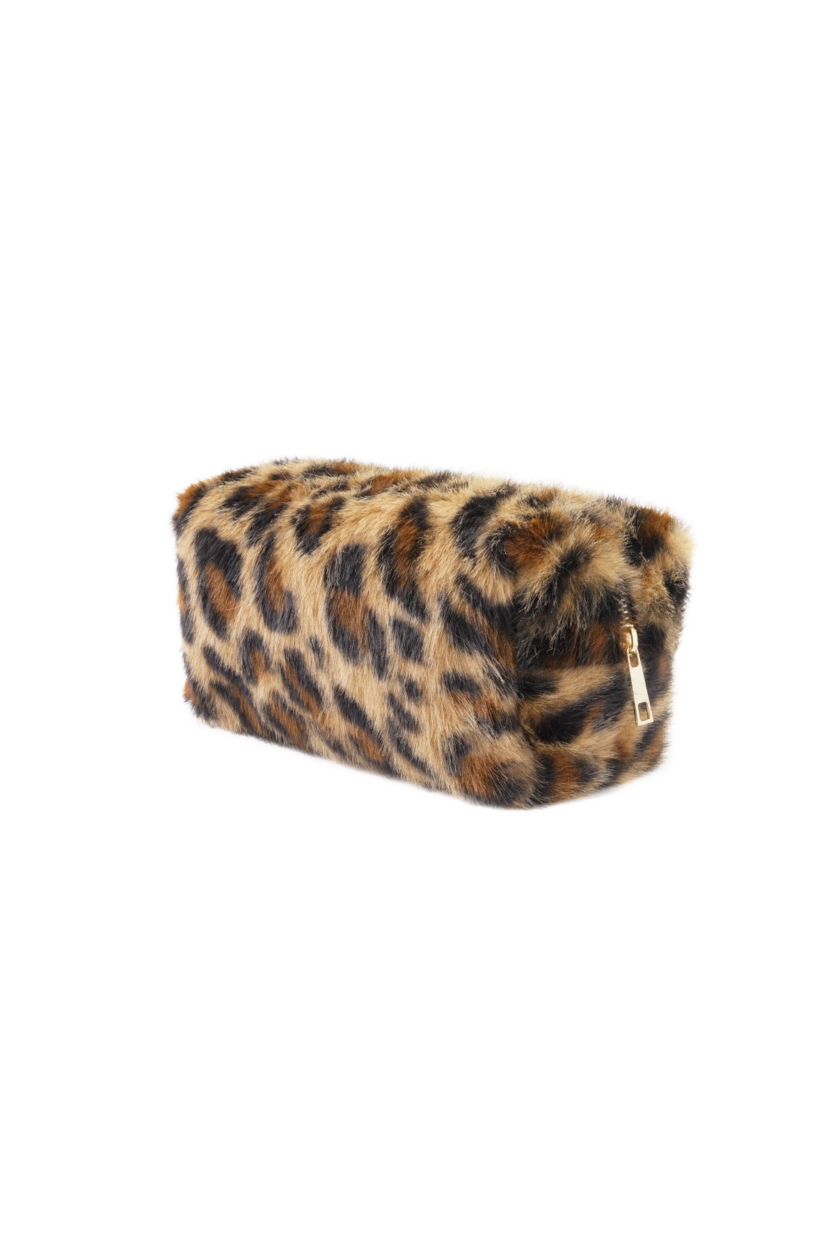 Weiche Kosmetiktasche mit Leopardenmuster